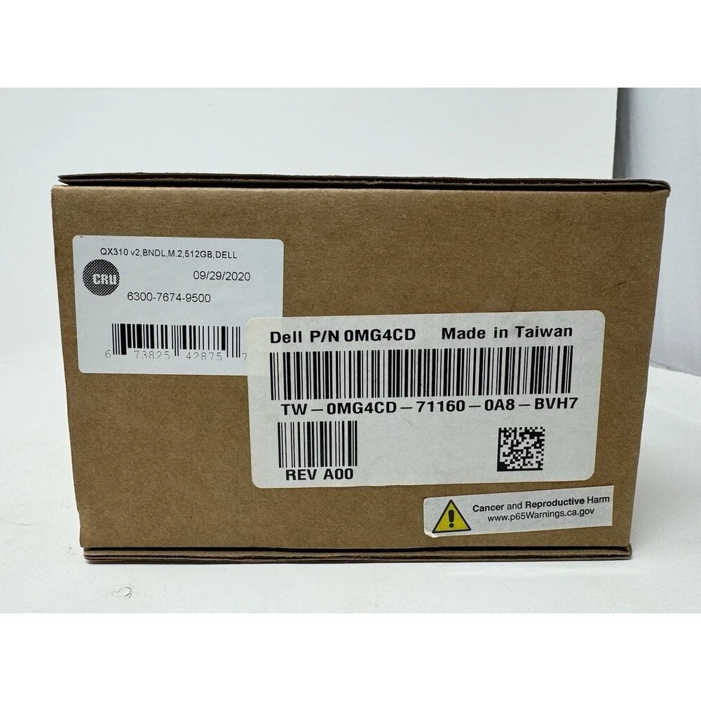 CRU Dataport 6300-7674-9500 QX310 v2 512 GB Solid State Drive SSD READ